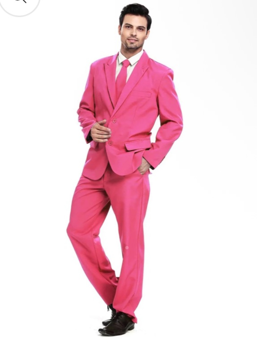 YOU LOOK UGLY TODAY
MEN'S PARTY BLAZER SOLID COLOR | PINK